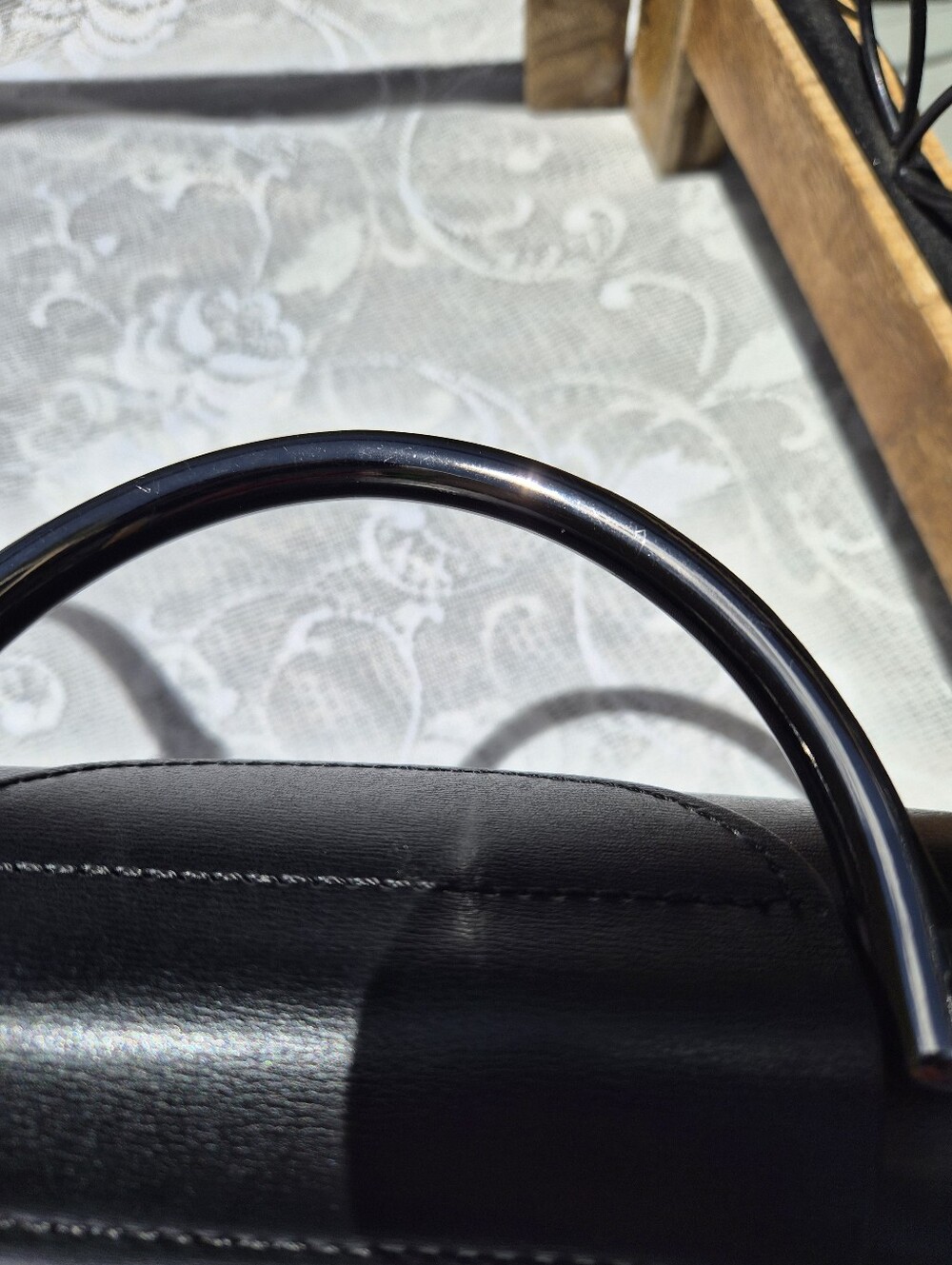 Stella Bianca Top-Handle Bag in Black - Picture 3 of 9